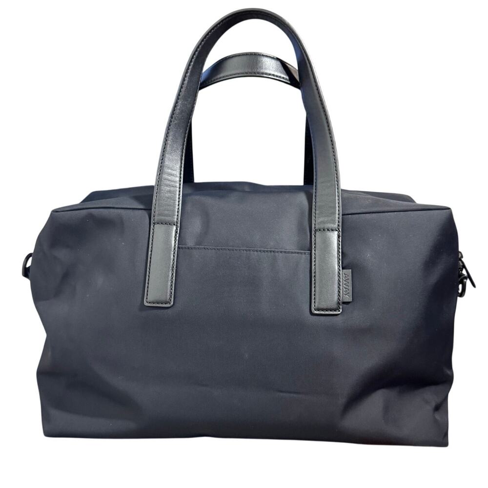 Away Travel Black Nylon Everywhere Bag Leather Trim Carry On Tote Minimalist